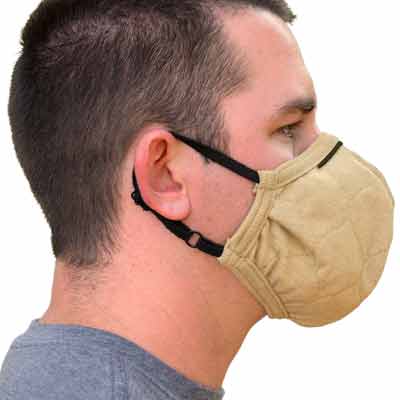 PGI BarriAire Gold Particulate Mask - 32001-00-194071 - Side